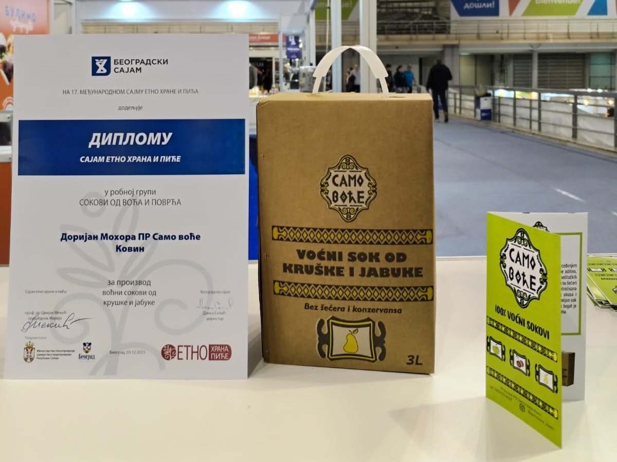Diploma sa Etno sajma hrane i pića 2023